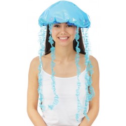 Chapeau Adulte Méduse Bleu