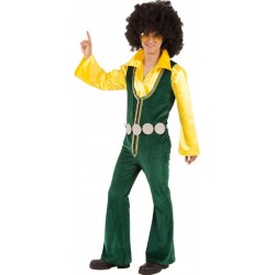 Déguisement Homme Disco Vert