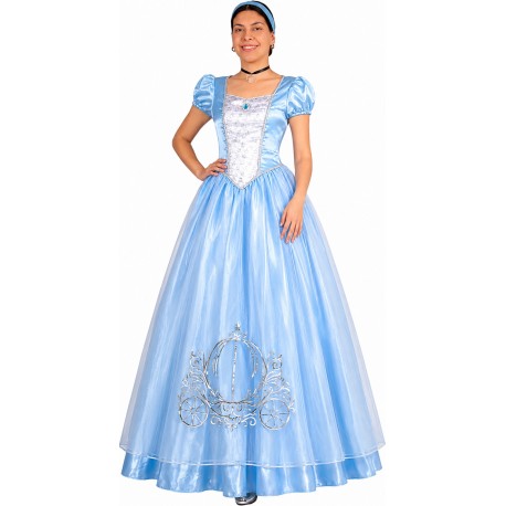 Déguisement Femme Princesse Bleu