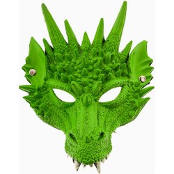Masque Adulte Dragon Vert