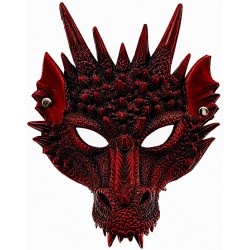 Masque Adulte Dragon Rouge