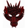 Masque Adulte Dragon Rouge