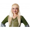 Perruque Blonde Femme Elfe