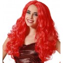Perruque Longue Rouge ondulé 60cm