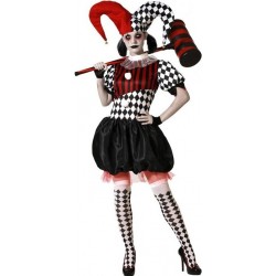 Déguisement Femme Arlequin Diabolique