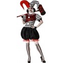 Déguisement Femme Bouffon Arlequin