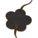 6 Bracelets Ardoise Fleur Chocolat