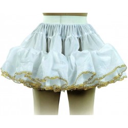 Jupon Blanc Court Dentelle