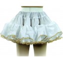 Jupon Blanc Court Dentelle