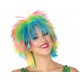 Perruque Punk Multicouleur