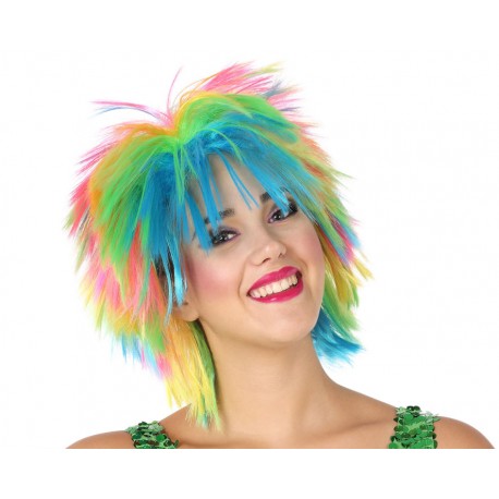 Perruque Punk Multicouleur