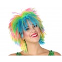 Perruque Adulte Punk Multicouleur