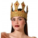 Couronne de Roi ou Reine en Latex Doré