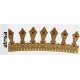 Couronne de Roi ou Reine en Latex Doré