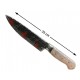 Couteau de Boucher 33cm Halloween