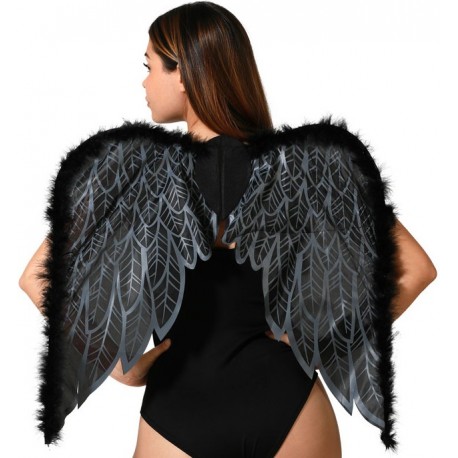 Ailes d'Ange Noire Adulte