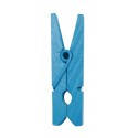 50 Mini Pinces à Linge Turquoise