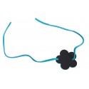 6 Bracelets Ardoise Fleur Turquoise