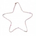 Guirlande 6 grandes Etoiles paillettes Blanc