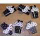 6 Pince à Linge Gateau Cupcake Noir