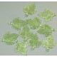 10 Confettis Feuille Verte