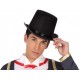Chapeau Noir Haut de Forme Gibus