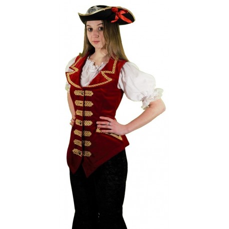 Costume Luxe Femme Capitaine Pirate