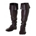 Grandes Sur-bottes Noir Pirate Mousquetaire