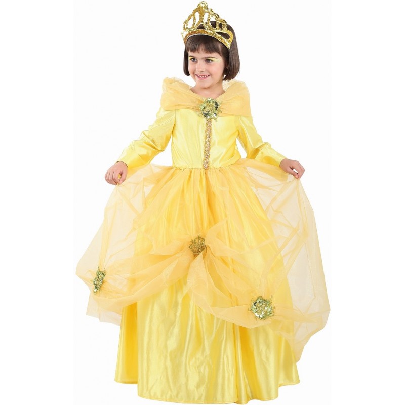 deguisement de princesse noir et jaune pour adulte