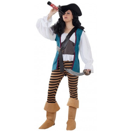 Déguisement Femme Pirate Pantalon
