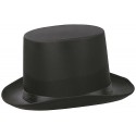 Chapeau Haut de Forme Satin Noir