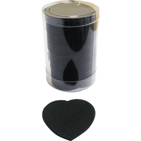 1600 Confettis Scène Coeur Noir