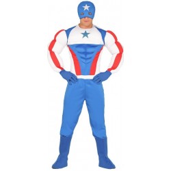 Déguisement Captain America Musclé
