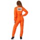 Déguisement Femme Prisonnier Orange