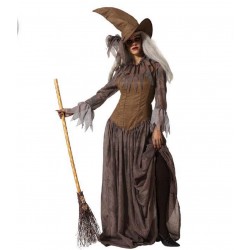 Déguisement Femme Sorcière Marron