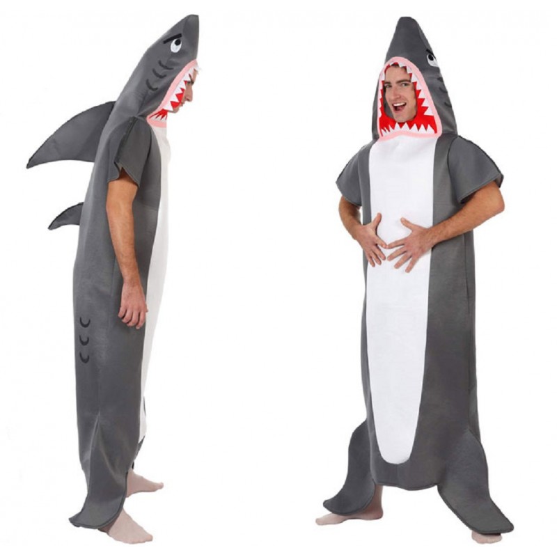 Costume d'homme avale par un requin, combinaison…