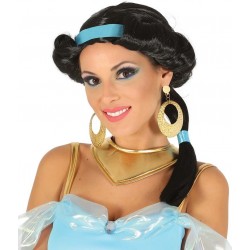 Perruque Noire Princesse Jasmine