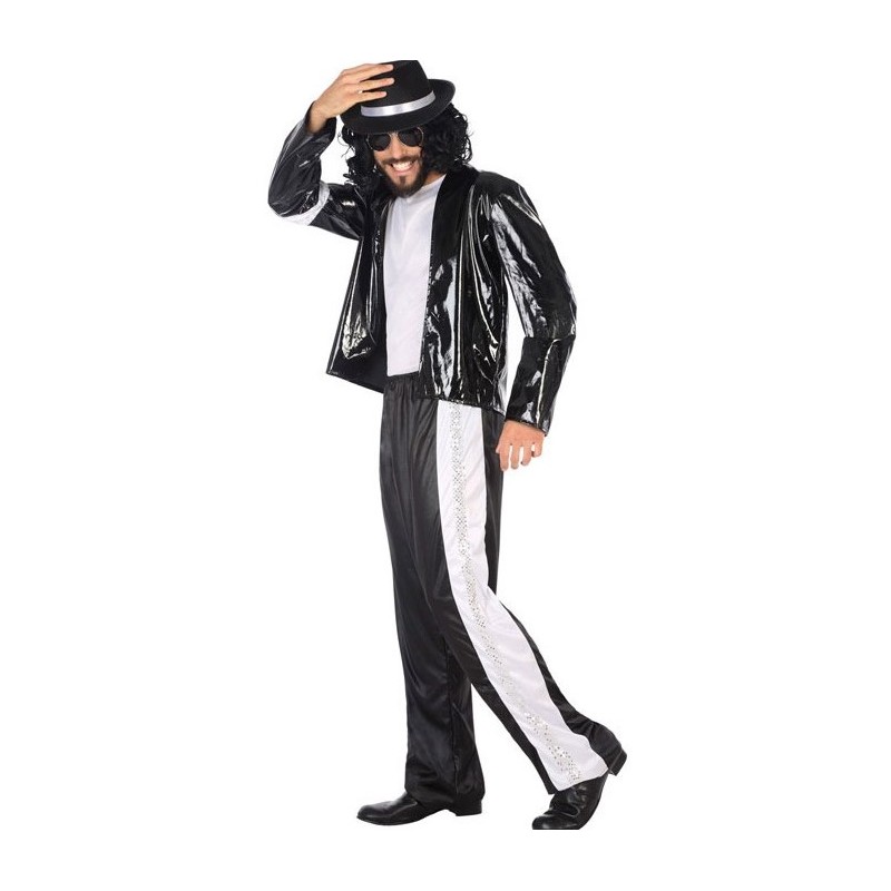 Déguisement années 80 homme style Michael le roi de la Dance Disco