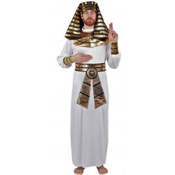 Déguisement Pharaon Toutankhamon Blanc Homme