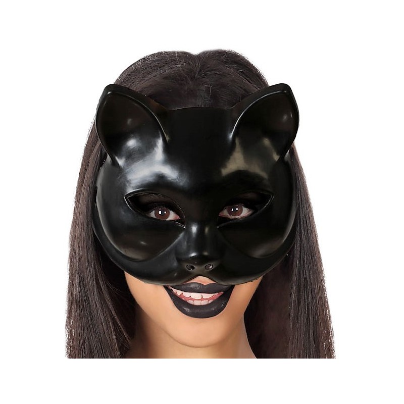 Masque de Chat Noir à paillettes
