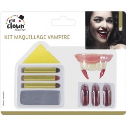 Kit Maquillage Vampire avec Dentier