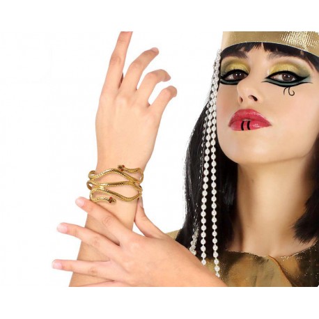 Bracelet de Serpents en métal doré