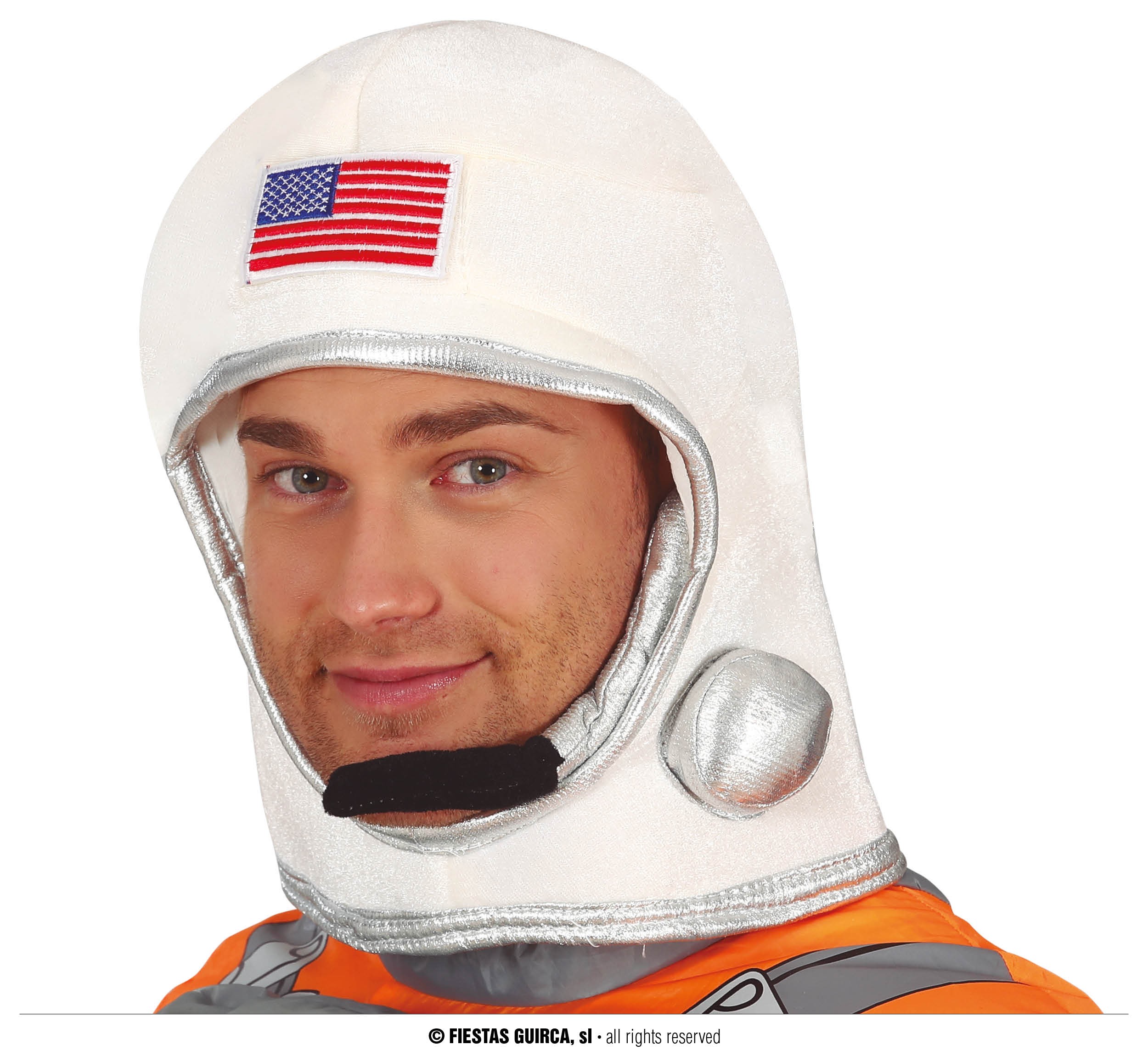 Den Goda Fen Costumes - Casque d'astronaute - Blanc