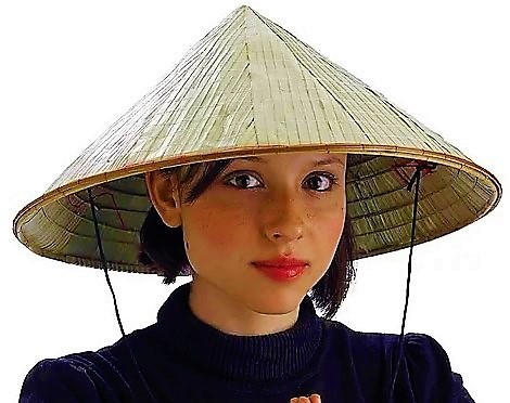 Chapeau de Paille Chinois de Luxe
