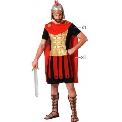 Déguisement Homme Centurion Romain Rouge