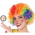 Perruque Afro Clown Multicouleur